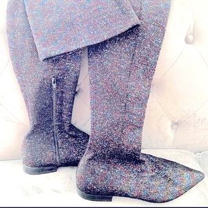 ZARA Fabric Tall Boots